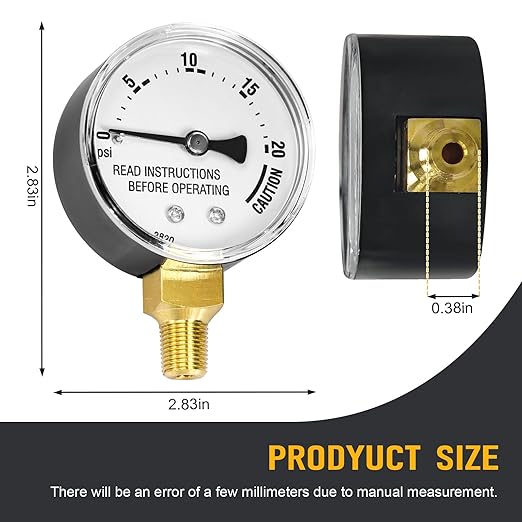 85729 Pressure Canner Steam Gauge Replacement for Presto Pressure Cooker Gauge Parts Fits Models 0175002 0175003 0175004 0178002 0178003 0178004 Pressure Canner Gauges