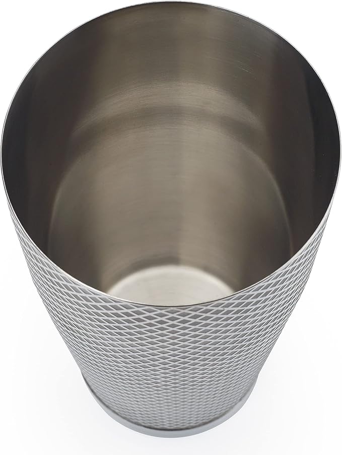 Barfly 28 oz. Diamond Lattice Shaker, Stainless Steel