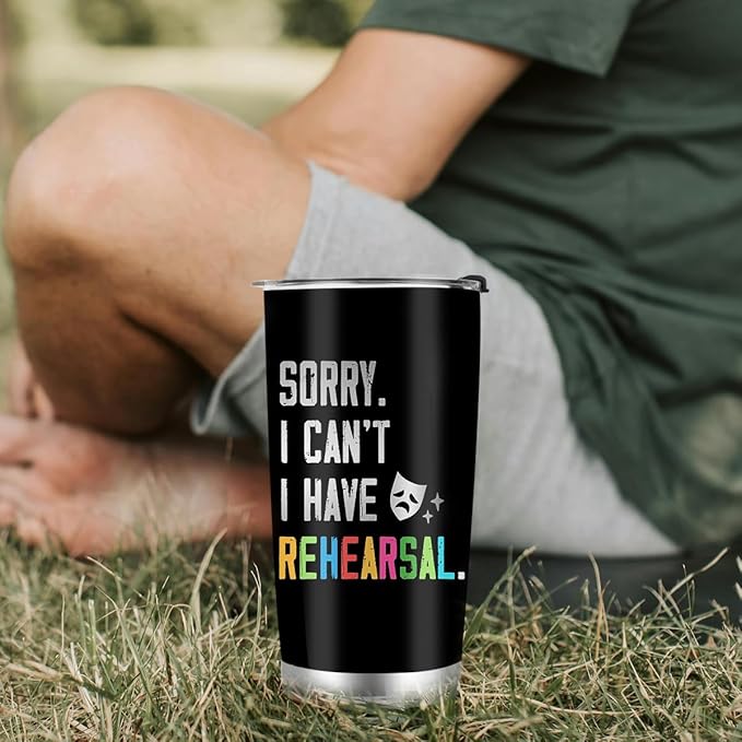Theater Tumbler for Girls & Women, Broadway Theater Gifts, 20oz Travel Coffee Mug