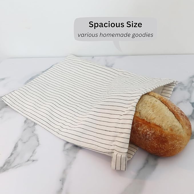 Reusable Bread Bags with Bowl and Jar Cover for Sourdough Bread Proofing Storage