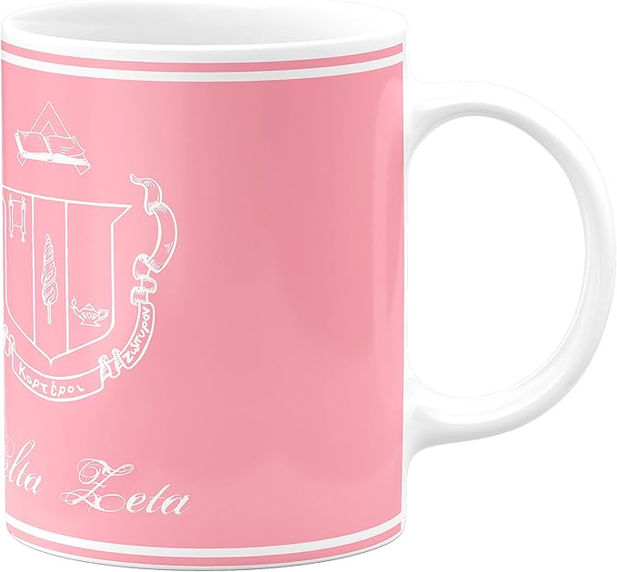 Delta Zeta Ceramic Coffee Mug 11 OZ Tea Cup (Delta Zeta - 2)