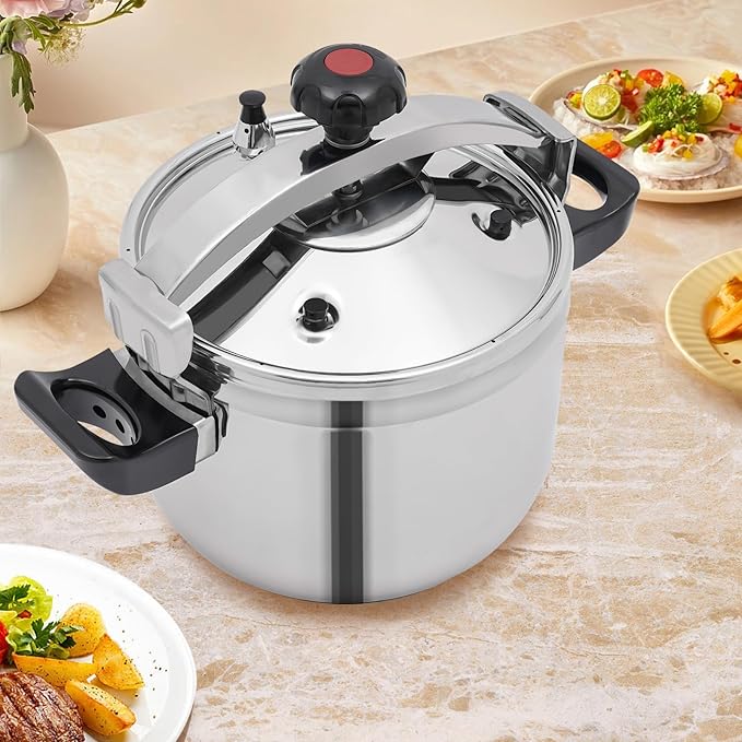 Pressure Cooker Stainless Steel, Commercial Stove Top Pressure Cooker Pot Used for Pressure Foodie or Steaming Instant Fast Cooking Pot