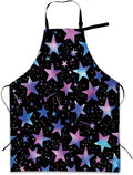 Cooking Aprons for Men and Women,Adjustable Bib Chef Apron with 2 Pockets, Soft and Durability Kitchen Apron