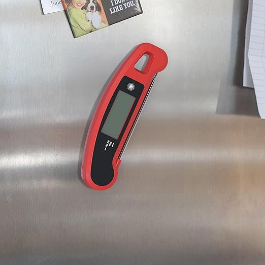 Lavatools Javelin® PRO Classic Ultra-Fast 2-Second Professional Digital Instant Read Meat Thermometer for Grill and Cooking, Auto-Rotating Backlit Display, IP65 Water Resistant – Olive