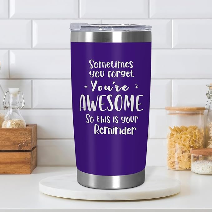 TEEZWONDER Mom Birthday Gifts from Daughter Son - 20 oz Stainless Steel Insulated Coffee Tumbler with Lid - Birthday Gifts for Mom, Mama Gift Ideas, Gift for Mother in Law Stepmom