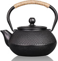 PARACITY Cast Iron Teapot Japanese Tetsubin Coated with Stainless Steel Infuser, Stovetop Tea Kettle for Boiling Hot Water Tea, Mothers Day Gifts from Daughter/Son 30.5 OZ /900 Ml