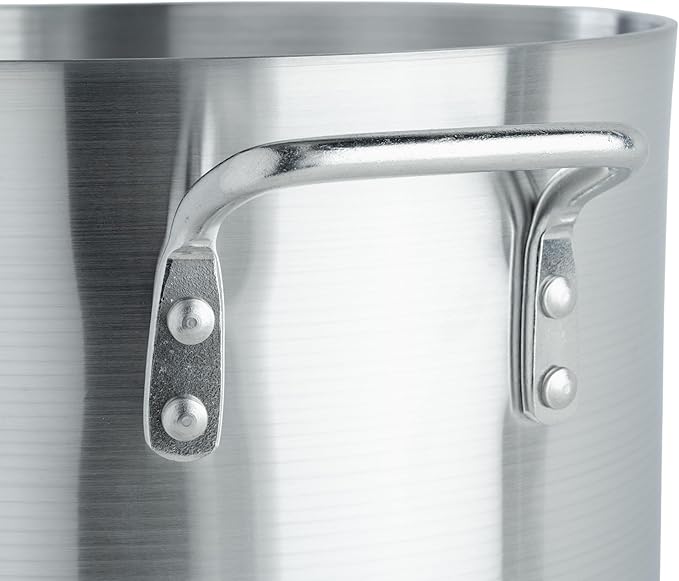 Winware ALST-16 Professional Aluminum 16-Quart Stockpot, Silver