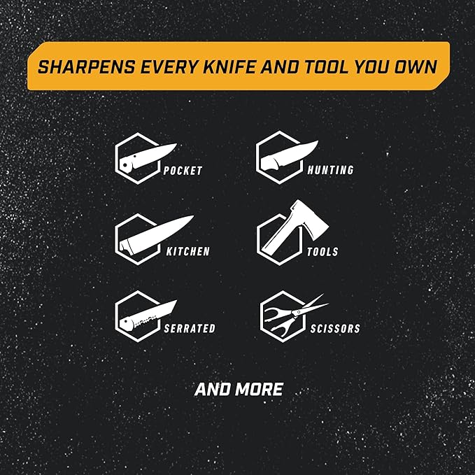 Work Sharp Ken Onion Knife and Tool Sharpener with replacement belts, 7 Speed Motor Control with LED Display