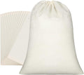 Pangda 15 Pcs Muslin Bags 15 x 22 Inch Cloth Bags with Drawstring Large Storage pouches Bulk Cotton Reusable Grocery pouches DIY Craft Sachet for Party Wedding Home Storage
