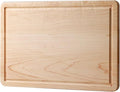Muso Wood Maple Cutting Board Reversible Wood Cutting Board for Kitchen Wooden Cutting Board with Juice Groove for Cutting and Charcuterie (13x9x0.8”)