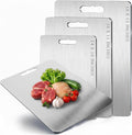 16x11 Titanium Cutting Board 2mm Thick. 100% Pure Titanium Cutting Board, Stays Flat & Odor-resistant, Non-porous, Dishwasher-safe, Reversible - Multi-use: Pastry, Prep & Serve, Bbq.