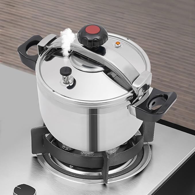 Pressure Cooker Stainless Steel, Commercial Stove Top Pressure Cooker Pot Used for Pressure Foodie or Steaming Instant Fast Cooking Pot