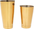 Barfly M37009GD Cocktail Tin, Set (18 oz and 28 oz), Gold