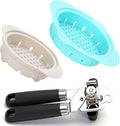 3 PCs Canning Tool Duo — 1 Pack Magnetic Can Opener Bundle with 2 Packs Can Strainers Fit for 3.0''|3.5''|4.0-inches Can | Quick Strain Can Strainers | Easy to Use | Essential Kitchen Gadgets