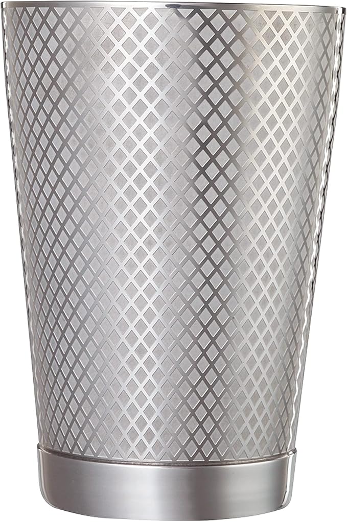 Barfly 18 oz. Diamond Lattice Shaker, Stainless Steel