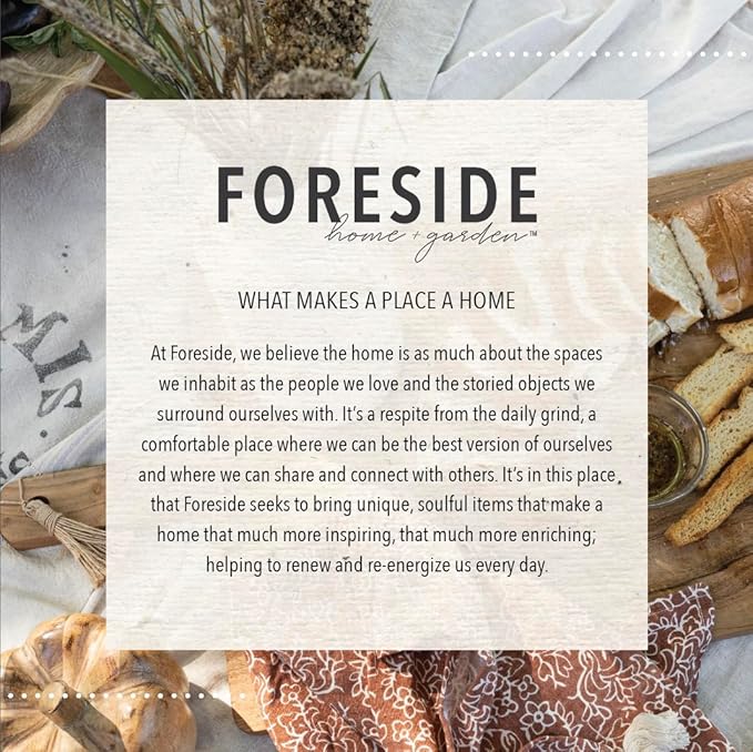 Foreside Home and Garden 8" x 11" Kaila Small Premium Natural Mango Wood Serving Board Paddle w/Knotted Jute All Seasons Food Safe Dinner Dining Brunch Kitchen Charcuterie Cheese Fruit Platter Party