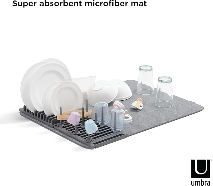 Umbra UDry Peg Drying Rack with Mat