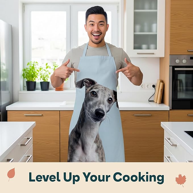 Winslow & Brody Custom Photo Aprons - Ships Next Day - USA Made - Gift for Loved Ones - Chef Apron for Women and Men