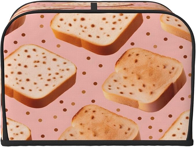 Bread 4 Slice Toaster Cover Wide Slot Dustproof Bread Maker Cover Fingerprint Bakeware Protection Kitchen Appliance Cover Toaster Bag