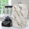 Marble Texture Blender Cover Kitchen Appliance Cover Anti Fingerprint Dust Protection Washable Coffee Machine Cover Food Processor Dust Cover Stand Mixer Cover with Top Handle