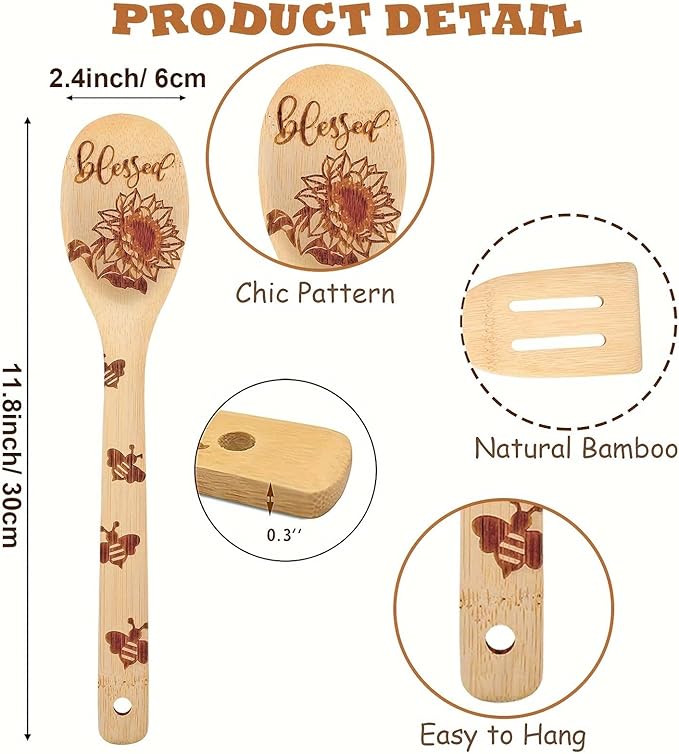 6pcs Sunflower Wooden Cutting Board Set Perfect Charcuterie & Serving Boards for Home Kitchen Decor, Ideal Gifts for Wedding, Birthday, Anniversary, Christmas & Housewarming