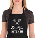Personalized Aprons for Women with Pockets, Christmas Gifts for Mom and Women, Customized Baking Kitchen Gifts, Gift for Housewarming, Custom Chef Apron, Grilling Cooking Apron