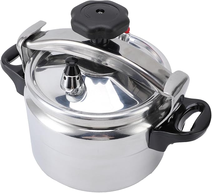 Pressure Cooker,Universal Compound Bottom Pressure Cooker Induction,Aluminium Pressure Canner for Gas Cooktops Flat Top Cooktops Induction Cooktops (5L)