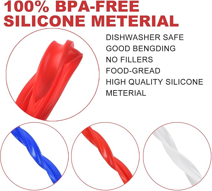 Silicone Sealing Rings for Instant Pot 6 Quart Pressure Cookers,Replacement Silicone Gasket Seal Rings Fit IP-DUO60, IP-LUX60, IP-DUO50, IP-LUX50, Smart-60, IP-CSG60 and IP-CSG50 (Clear)