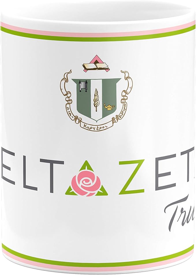 Delta Zeta Ceramic Coffee Mug 11 OZ Tea Cup (Delta Zeta - 3)