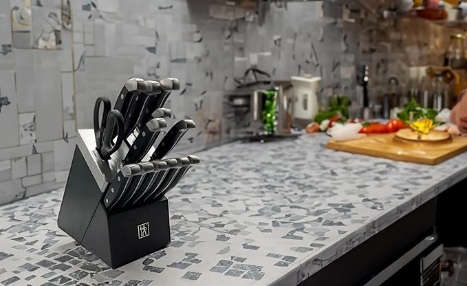HENCKELS Statement Razor-Sharp 14-pc Self-Sharpening Knife Block Set, German Engineered Informed by 100+ Years of Mastery