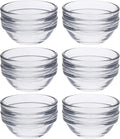Beille Cooking 3 Inch Baking Supplies Small Glass Pinch Bowl Kitchen Essential, 12pc