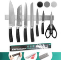 Magnetic Knife Holder 16 Inch Silver – Classic Stainless Steel Strip, Rack & Bar for Wall or Fridge, No Drill Adhesive Kitchen Organizer, Premium Gift by Pampavanna