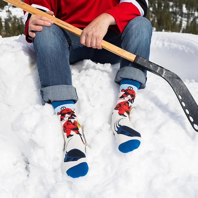 Lavley Funny Socks for Sports Fans and Players - Cool Novelty Gifts for Men, Women, & Teens