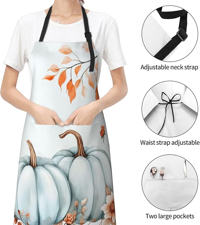DADABULIU Apron Cooking With Pockets Adjustable Bib For Men Women Waterproof Chef Home Grilling BBQ Drawing