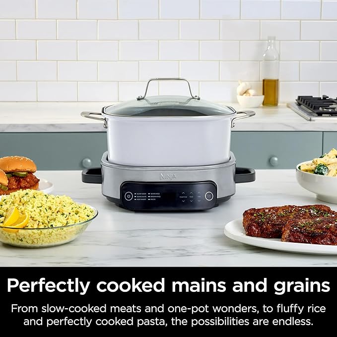 Ninja Foodi 6.5 Qt Everyday PossibleCooker Pro 8-in-1 Multi-Cooker with Slow Cook and Sear Functions