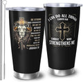 Christian Gifts for Men, Religious Coffee Mugs, Christian Tumbler, 20oz Coffee Tumbler, Religious Coffee Mugs, Spiritual Gifts for Men