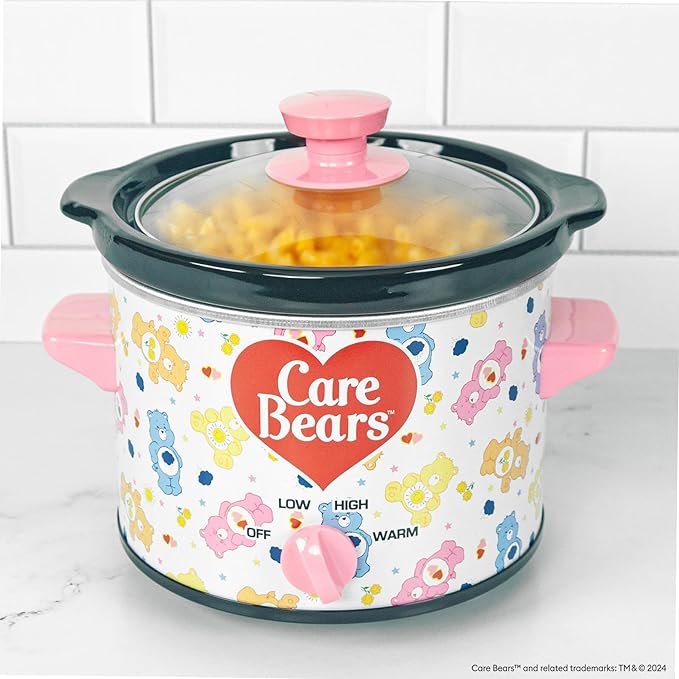 Uncanny Brands Care Bears 2qt Slow Cooker - Cook With Your Favorite Care Bear Characters