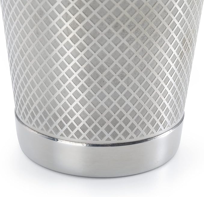 Barfly 18 oz. Diamond Lattice Shaker, Stainless Steel