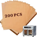 200 Pcs Air Fryer Liners Disposable Compatible with Emeril Lagasse 26 QT French Door 360 Air Fryer, 10''x11'' Airfryer Paper Liners Sheets for Emeril Lagasse Accessories
