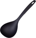 Cooking Spoon 12.2” – Lightweight Nylon Ladle, Non-Slip Grip, BPA-Free, Heat-Resistant 410°F, Nonstick Safe, Made in Japan