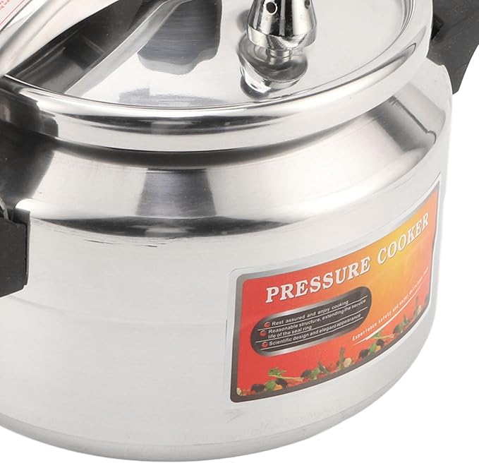Aluminum Pressure Canner,Explosion Proof Compound Bottom Large Capacity Stainless Steel Pressure Cooker for Gas Electric Flat Top Stoves (7L)