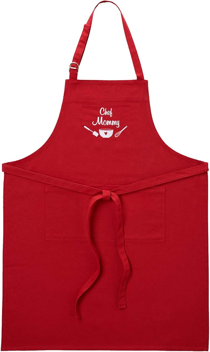 Let's Make Memories Personalized Seasoned with Love Apron – Chef and Cook Gift – Mother-Daughter Aprons – Adult-Sized - Customize With Any Name