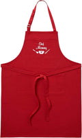 Let's Make Memories Personalized Seasoned with Love Apron – Chef and Cook Gift – Mother-Daughter Aprons – Adult-Sized - Customize With Any Name