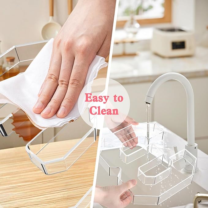 11" Acrylic Number Charcuterie Tray, Fillable Number Charcuterie Box for Food, Reusable Serving Cake Candy Dish Display Tray for Birthday Anniversary Party Decoration (Square Number 4)