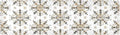 Christmas Trivet Table Runner 40 Inches Long Seamless Goldsnowflakes Heat Resistant Hot Pad Multi Purpose Mat for for Hot Pots Pans Kitchen Countertops