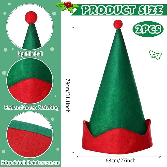 4 Pcs Christmas Aprons with Hats for Women Men Adjustable Kitchen Funny Cooking Aprons for BBQ Party