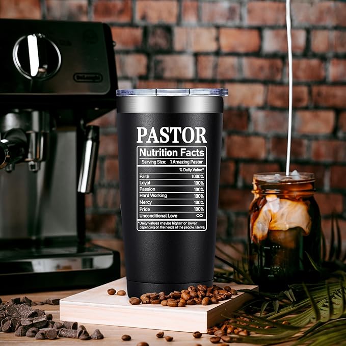 Pastor Gifts for Men - Pastor Christmas Appreciation Gifts - Thank You, Religious, Christian Gift for Pastors - 20oz Tumbler