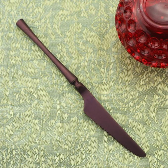 Gugrida Unique & Beautiful Flatware Set - 20 Piece Iridescent Silverware Sets | 18/10 Stainless Steel Reusable Cutlery Set | Purple Utensils Service For 4 with Dessert Fork, Knife, Spoon, Dinner Fork