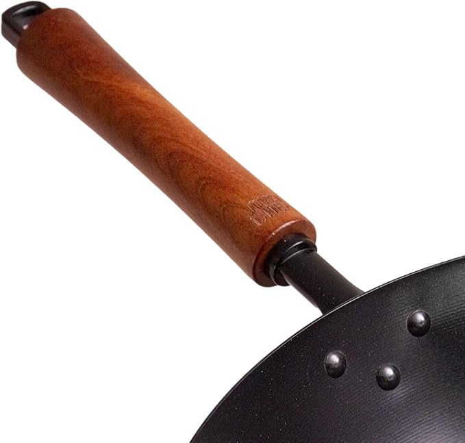 JOYCE CHEN Classic Series 14-Inch Preseasoned Carbon Steel Wok