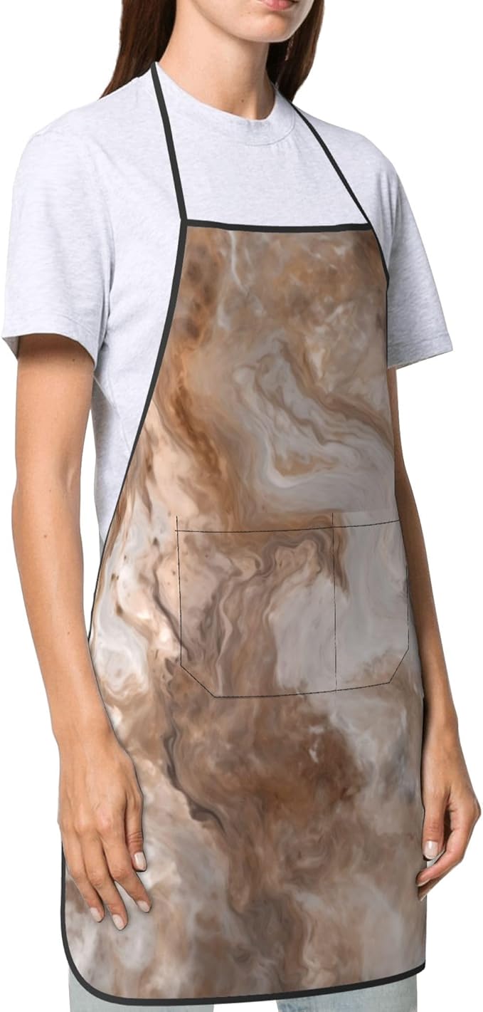 Apron with Pockets for Cooking Chef Kitchen Work Gardening and Salon Size 20.4x28.3 Inch